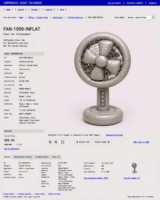 ITEM #74, FAN-1999-INFLAT by don't Buy