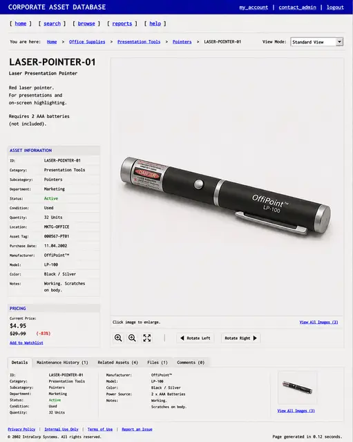 ITEM #101, LASER-POINTER-01 by don't Buy
