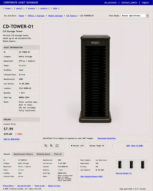 ITEM #30, CD-TOWER-01 by don't Buy