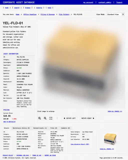 ITEM #318, YEL-FLD-01 by don't Buy