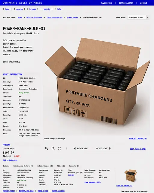 ITEM #293, POWER-BANK-BULK-01 by don't Buy