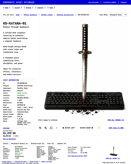 ITEM #274, KB-KATANA-01 by don't Buy