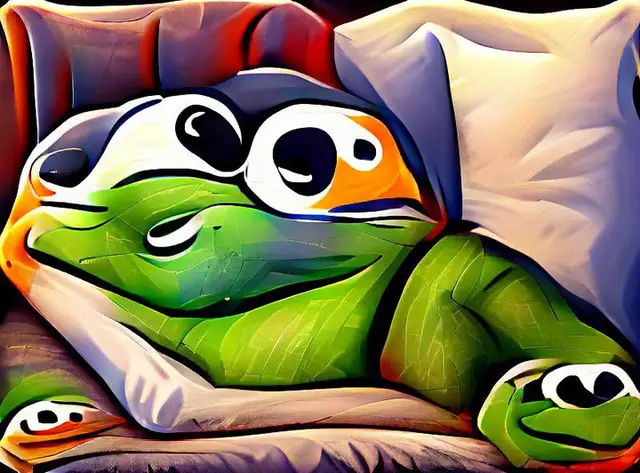 Comfy Pepe by Gene Kogan