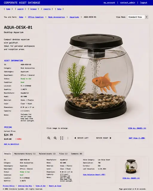 ITEM #228, AQUA-DESK-01 by don't Buy