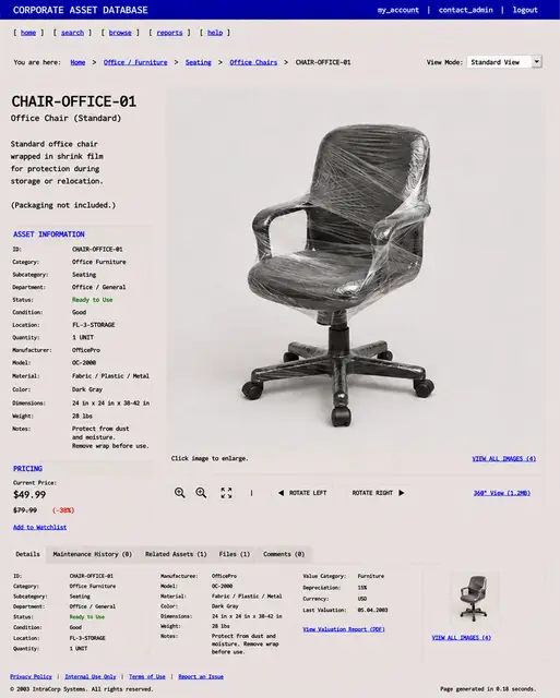 ITEM #242, CHAIR-OFFICE-01 by don't Buy
