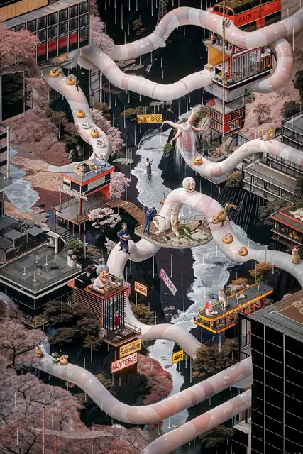 曲桥绕城河 (#24) by Niceaunties