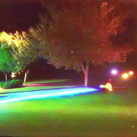 jetski in a golf field by noper