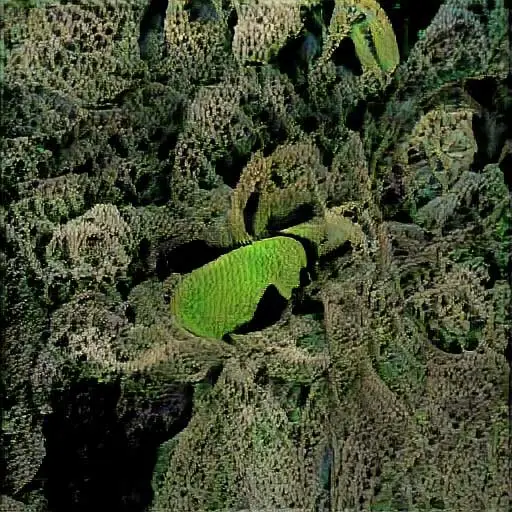 Artifacts4 - pointcloud of a monstera plant (Milo Poelman) by Milo Poelman