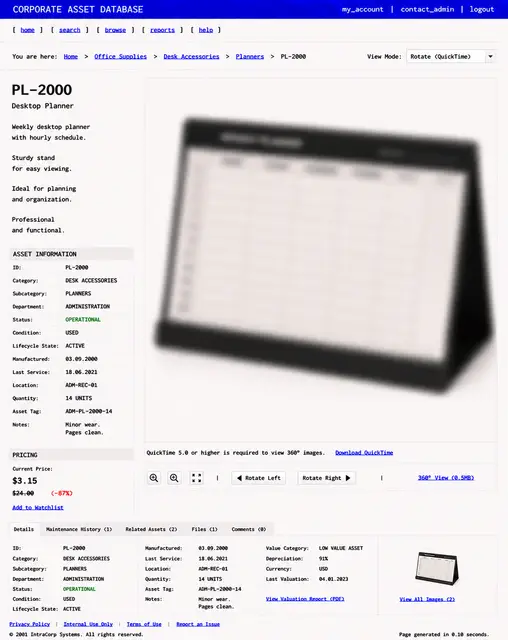 ITEM #292, PL-2000 by don't Buy