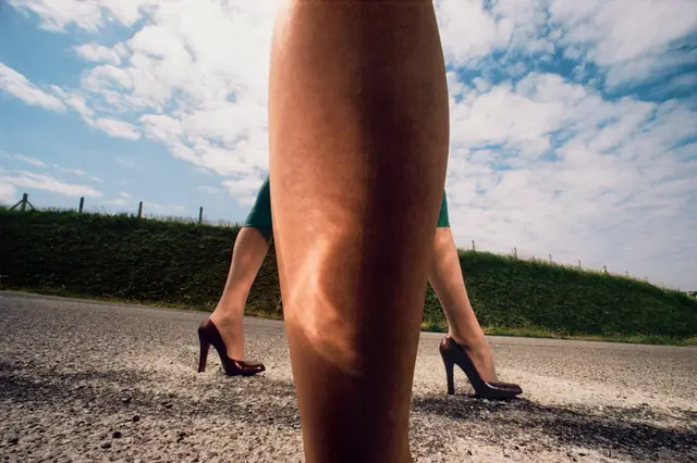 Ad Campaign, Charles Jourdan, Autumn 1975 by Guy Bourdin