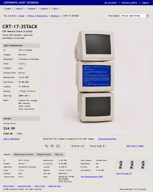 ITEM #41, CRT-17-3STACK by don't Buy