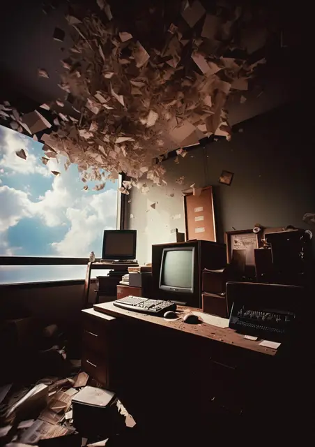 Paperwork pandemonium by Nathan Boey