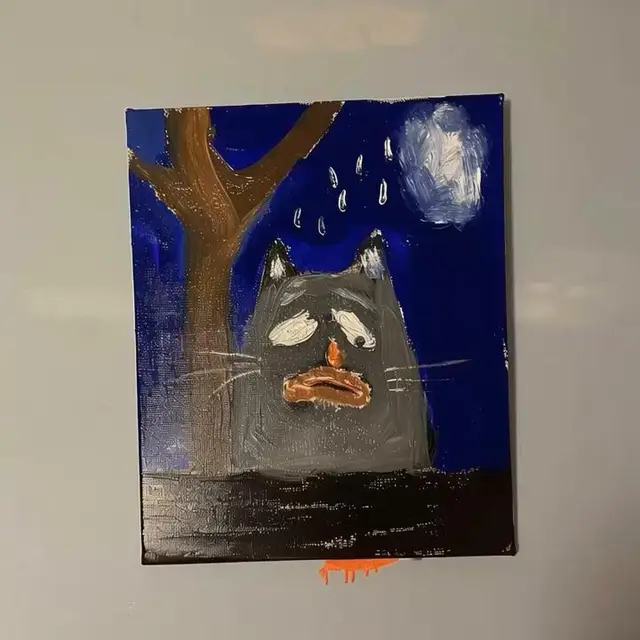 Untitled (Cat) #1 by Mind Wank