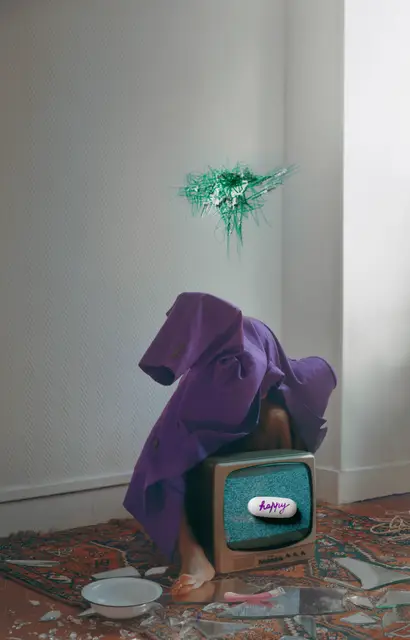 purple pill by Prisca Munkeni Monnier
