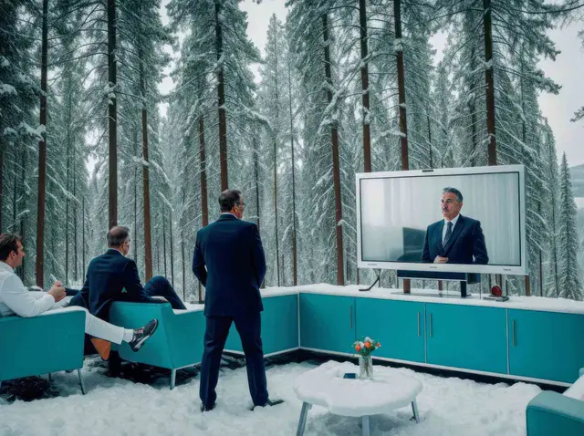Chilly Strategy Session by Antti Karppinen
