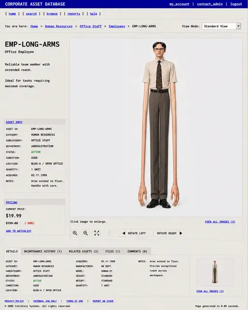ITEM #65, EMP-LONG-ARMS by don't Buy