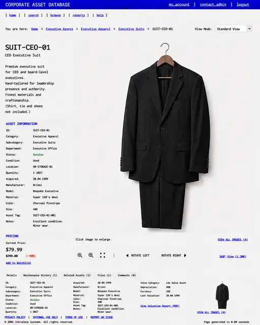 ITEM #310, SUIT-CEO-01 by don't Buy