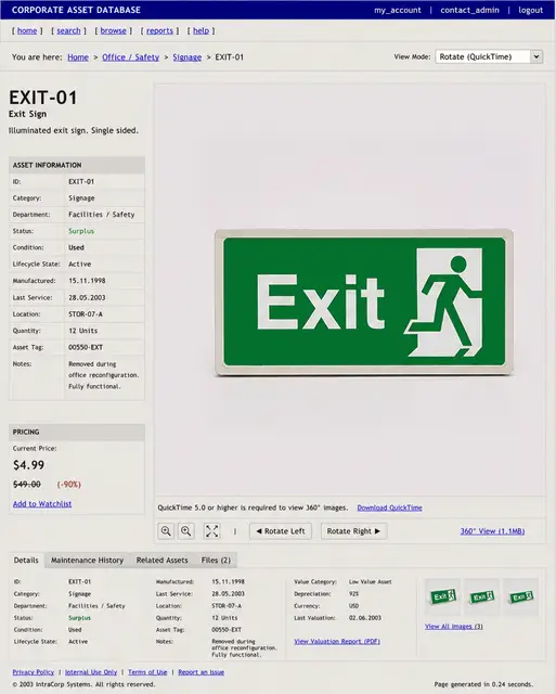 ITEM #71, EXIT-01 by don't Buy