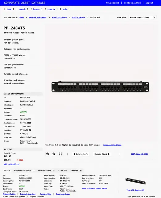 ITEM #205, PP-24CAT5 by don't Buy