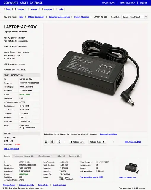ITEM #100, LAPTOP-AC-90W by don't Buy
