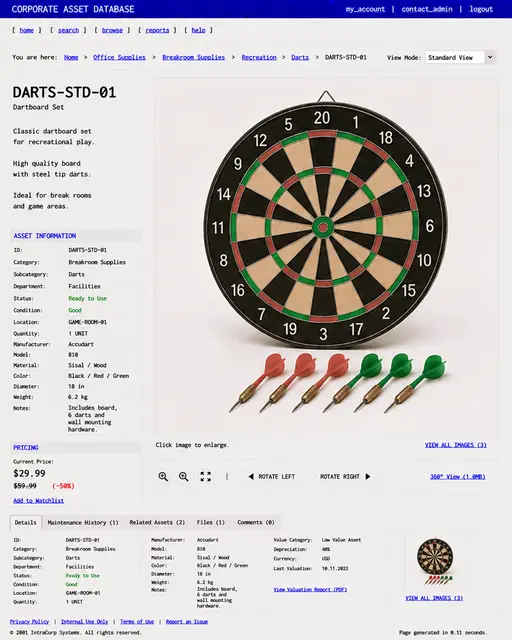 ITEM #251, DARTS-STD-01 by don't Buy