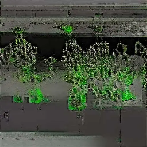 Artifacts3 - pointcloud of a plant (Milo Poelman) by Milo Poelman