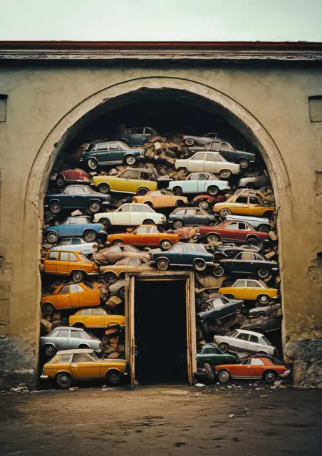 Car Jenga by Nathan Boey