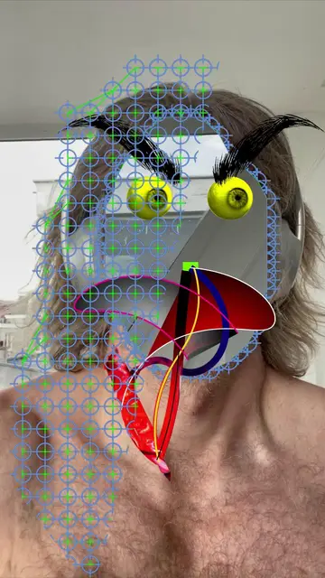 STERNOCLEIDOMASTOID NECK MUSCLE TRACKING PORTRAITS (Geoffrey Lillemon) by Geoffrey Lillemon