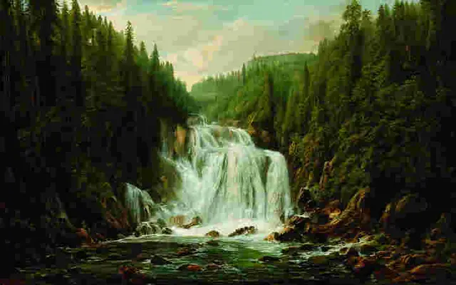 Public Diffusion Waterfall, 2025 by Holly Herndon and Mat Dryhurst