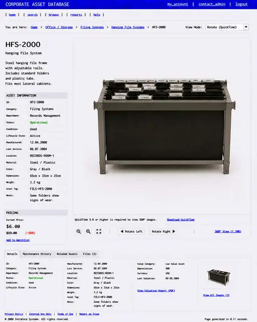 ITEM #91, HFS-2000 by don't Buy