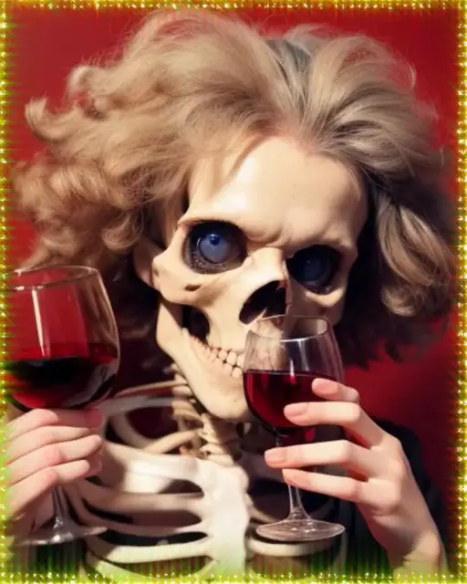 ✨🍷💀 W I N E T A S T I N G 💀🍷✨ by Geoffrey Lillemon
