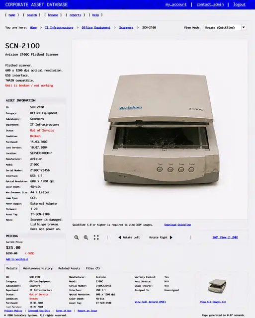 ITEM #153, SCN-2100 by don't Buy
