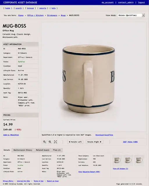 ITEM #124, MUG-BOSS by don't Buy