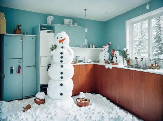Snowman by Antti Karppinen