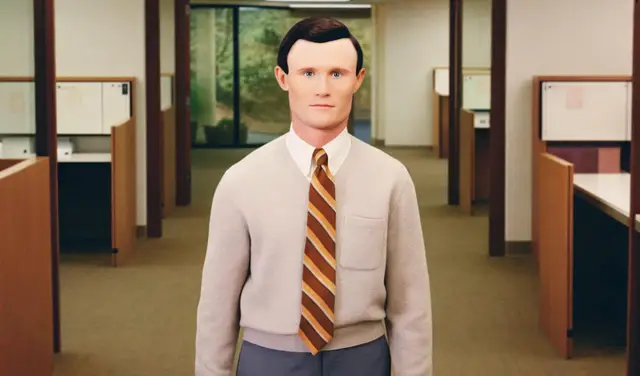 matt the office robot. (Nathan Boey) by Nathan Boey
