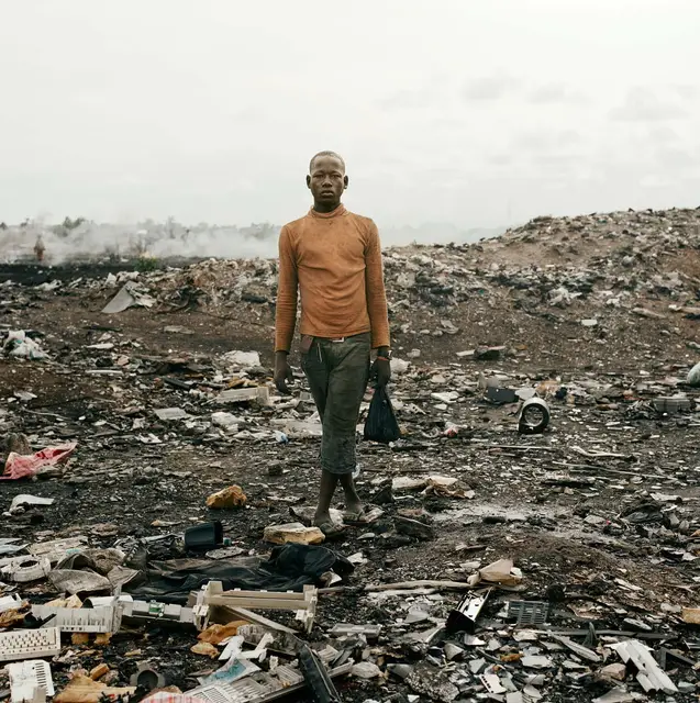 Kofi Abanga, Agbogbloshie Market, Accra, Ghana by Pieter Hugo