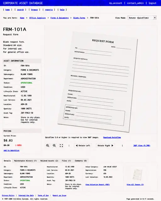 ITEM #83, FRM-101A by don't Buy