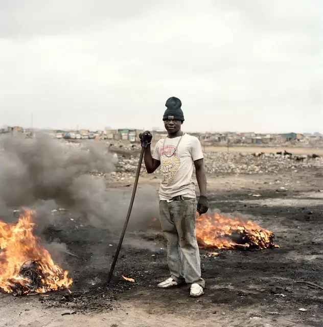 Ibrahim Sulley, Agbogbloshie Market, Accra, Ghana by Pieter Hugo