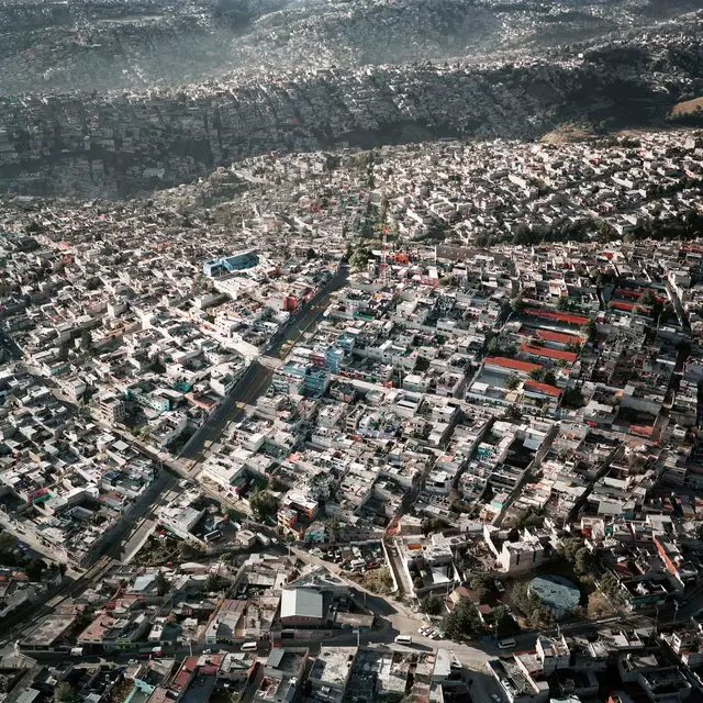 Vista Aerea de la Ciudad de Mexico XXX by Pablo López Luz