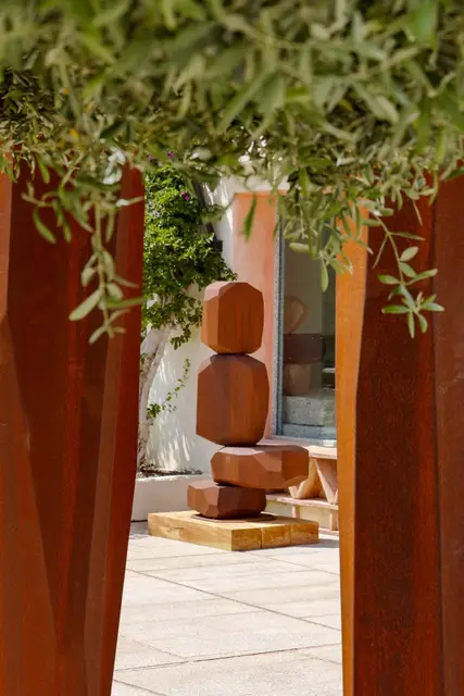 RockFormationTower 144 Corten by Arik Levy