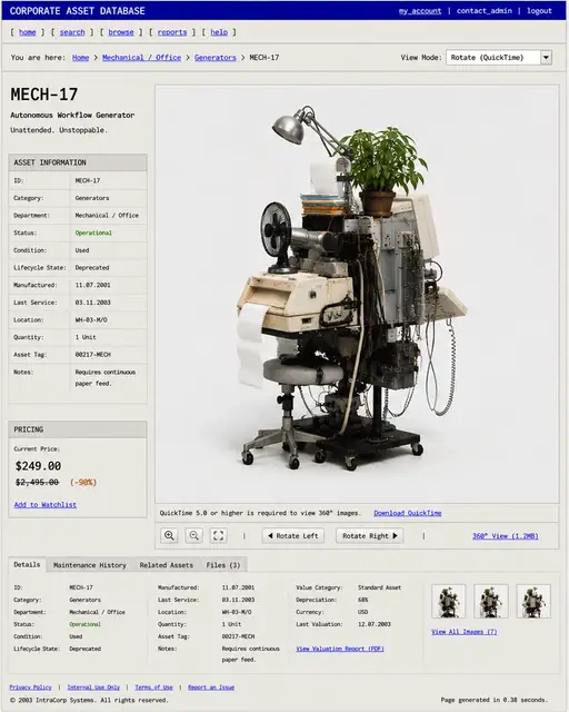 ITEM #112, MECH-17 by don't Buy