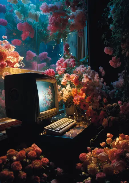 Binary blooms by Nathan Boey