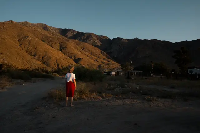 Dirt road, (self-portrait) by Tania Franco Klein