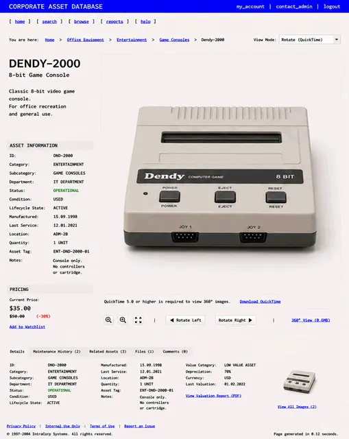 ITEM #49, DENDY-2000 by don't Buy