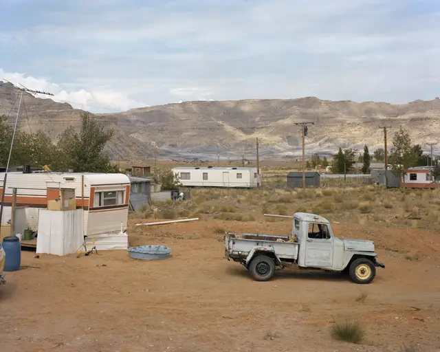 A Trailer Park near Page, Arizona, August by Joel Sternfeld