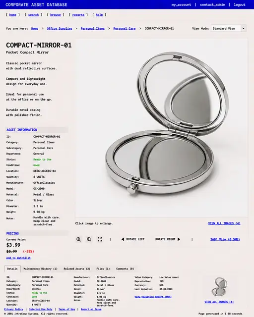 ITEM #246, COMPACT-MIRROR-01 by don't Buy