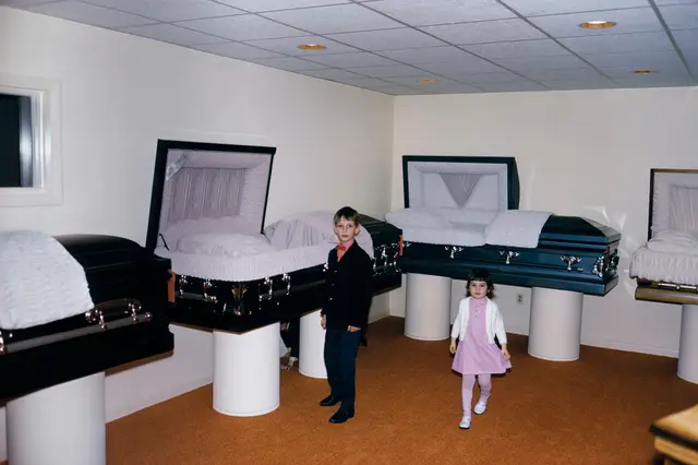 Funeral Home Opening, Northampton, Massachusetts II by Mitch Epstein