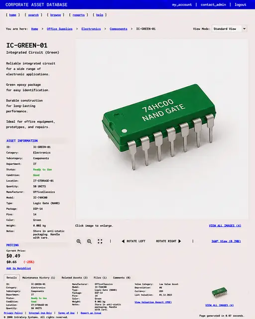 ITEM #271, IC-GREEN-01 by don't Buy