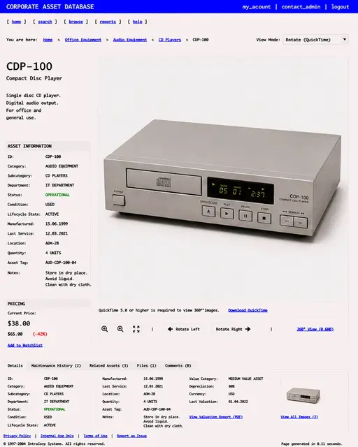 ITEM #27, CDP-100 by don't Buy