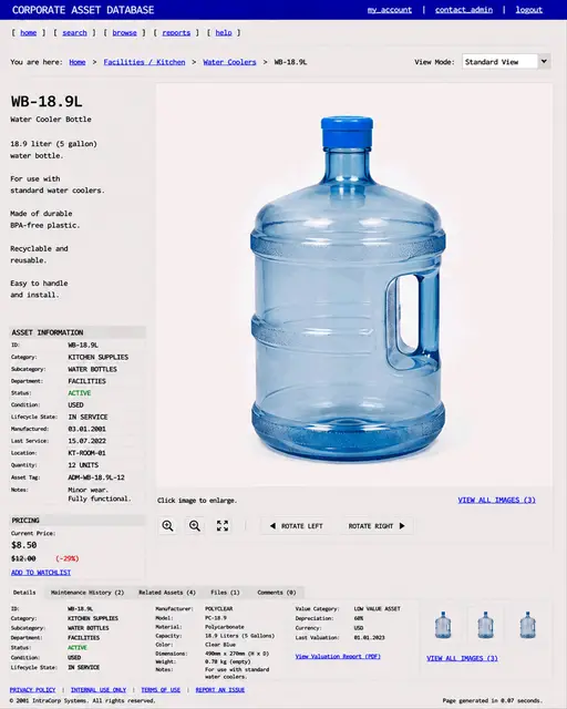 ITEM #216, WB-18.9L by don't Buy